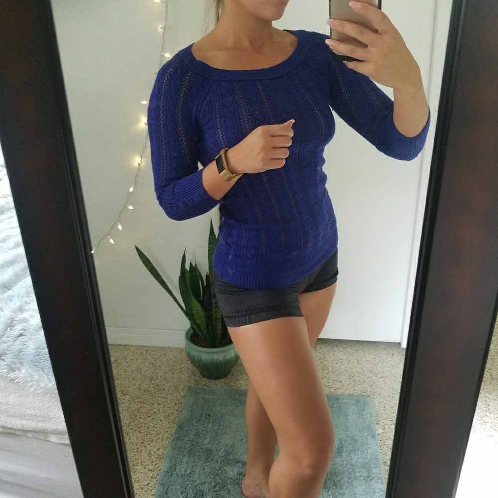 Blue American Eagle Sweater